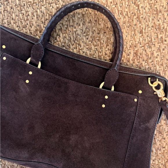Madewell The Whipstitched Satchel in Suede - Picture 3 of 5
